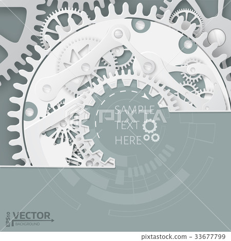 Abstract clockwork mechanism. - Stock Illustration [33677799] - PIXTA