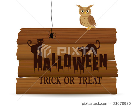 Halloween tree board Halloween tree board 33678980