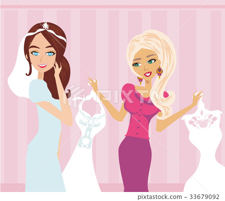 Wedding planner and bride Wedding planner and bride 33679092