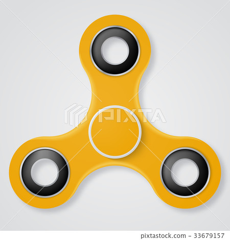 Vector illustration of Hand fidget spinner Vector illustration of Hand fidget spinner 33679157