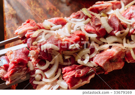 Meat for shish kebab 33679169