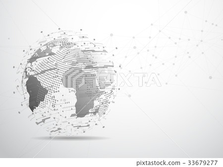 Business global network connection Business global network connection 33679277