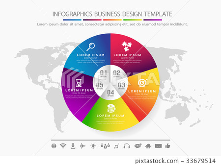 Vector infographic template business concept - Stock Illustration ...
