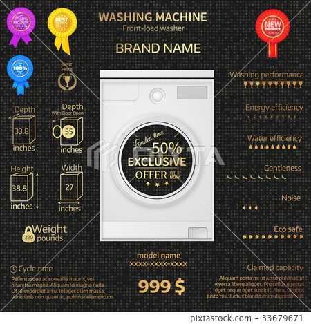 Vector illustration of washer Vector illustration of washer 33679671
