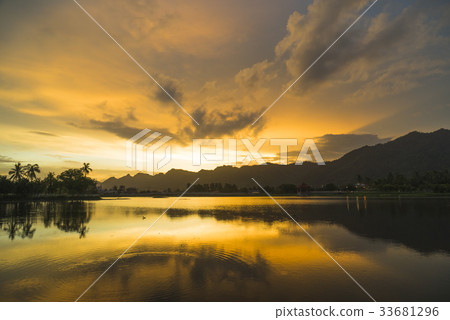 美濃湖晚霞 33681296