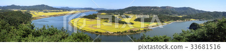 Nakdong River, fields, Sangsori, Changju 33681516