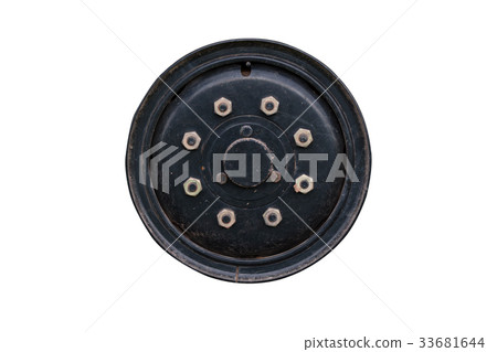 old wheel mag alloy with black 33681644