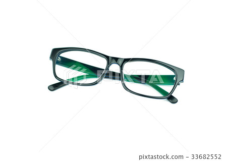 Black Glasses Isolated on White Black Glasses Isolated on White 33682552