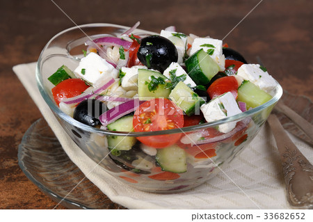 Greek Salad with Orzo Greek Salad with Orzo 33682652