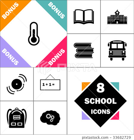 Thermometer computer symbol 33682729