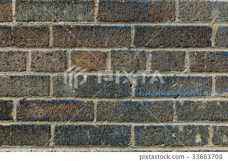 Vintage brick wall 33683708