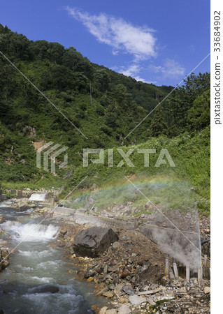 地獄谷溫泉噴泉 地獄谷溫泉噴泉 33684902