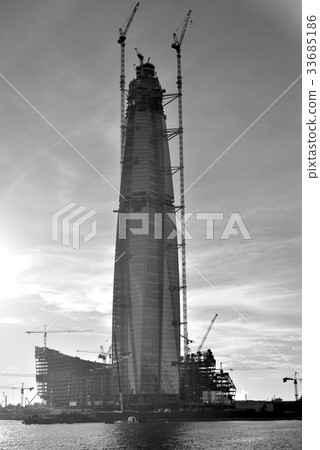 Under construction skyscraper Lakhta Center. 33685186
