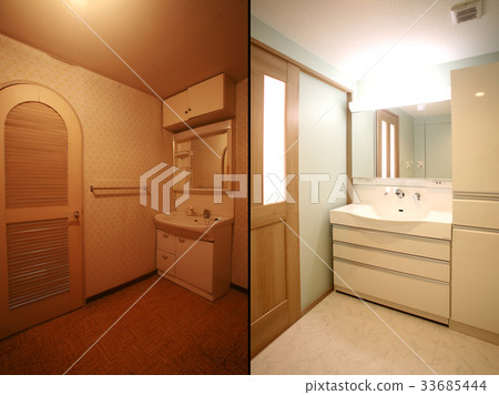 Before after group of renovation photograph Before after group of renovation photograph 33685444