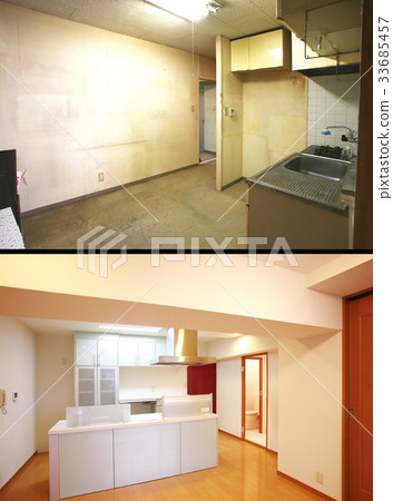 Before after group of renovation photograph 33685457