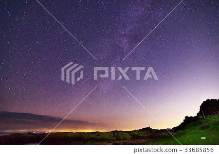 Moonlight Twilight Milky Way 33685856