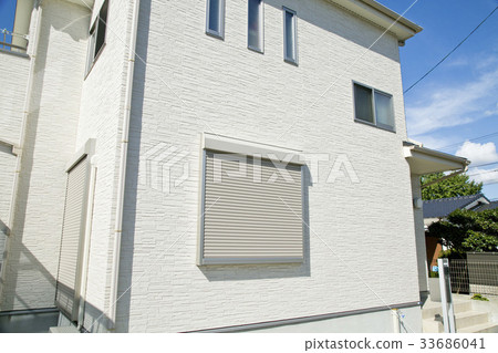 Window with electric shutter Window with electric shutter 33686041