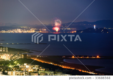 江之島夜間煙花匯演 33686568