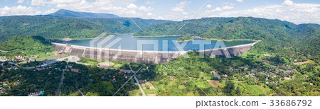 Khun Dan Prakan Chon Dam in Thailand 33686792