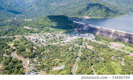 Khun Dan Prakan Chon Dam in Thailand 33686794