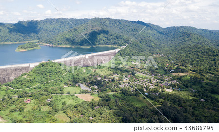 Khun Dan Prakan Chon Dam in Thailand 33686795