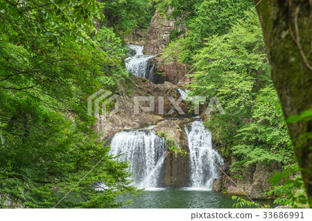 Summer Three Gorges (Mitsu Falls) (Aki Ota Town, Hiroshima Prefecture) 33686991