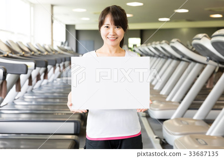Sports gym white board image Sports gym white board image 33687135