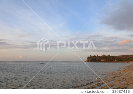 Morning of Nusa Dua in Bali 33687416