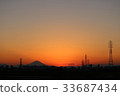 Mount Fuji and sunset 33687434