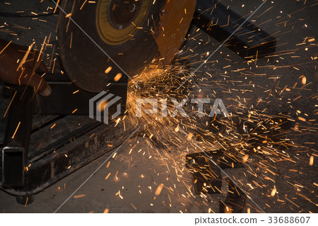 Used steel cutter for construction. 33688607