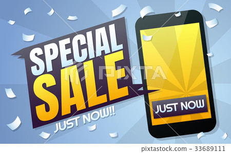 Phone Sale Vector background Phone Sale Vector background 33689111