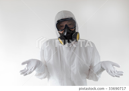 男子防護服環境污染問題形象 33690717