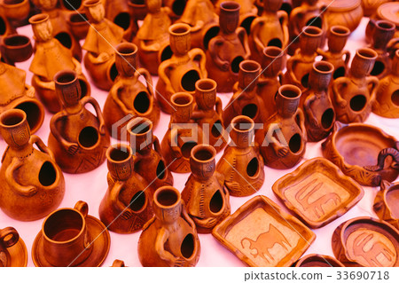 Clay vessels Flea market Vernissage Yerevan 33690718