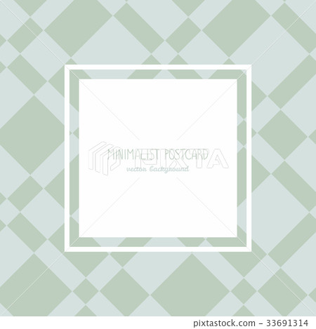 Minimalist postcard with classic background. Frame Minimalist postcard with classic background. Frame 33691314
