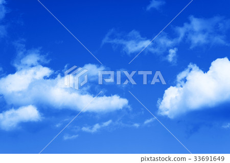 Blue sky with clouds 33691649
