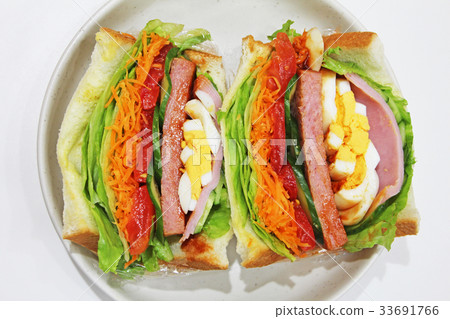 Instruments colorful sandwich 33691766