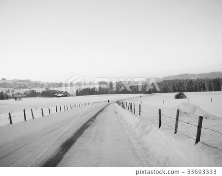 Snow Winter landscape countryside scene Snow Winter landscape countryside scene 33693333