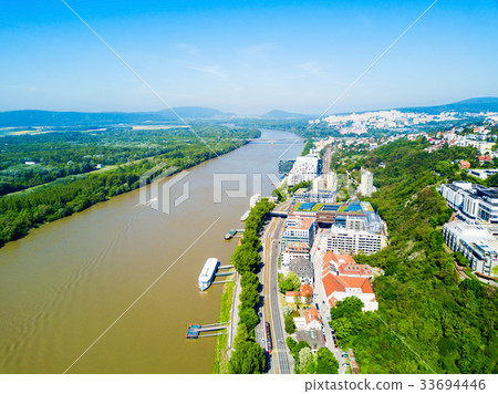 Bratislava aerial panoramic view Bratislava aerial panoramic view 33694446