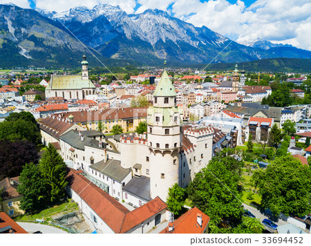 Hall Tirol aerial view Hall Tirol aerial view 33694452