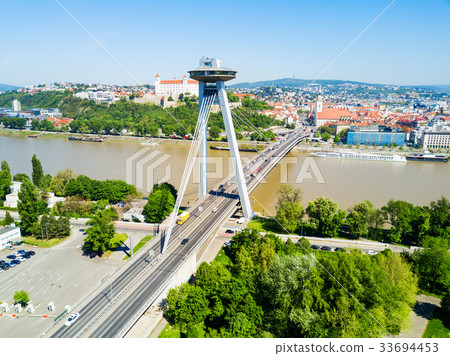 Bratislava aerial panoramic view Bratislava aerial panoramic view 33694453