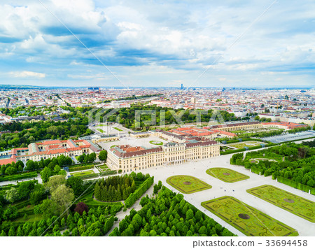 Schonbrunn Palace aerial, Vienna 33694458