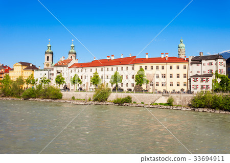 Innsbruck embankment in Austria Innsbruck embankment in Austria 33694911
