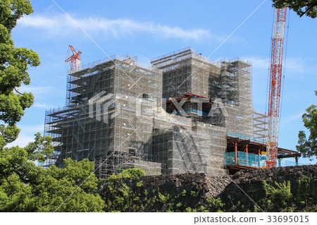 Kumamoto Castle (after the Kumamoto earthquake) Kumamoto Castle (after the Kumamoto earthquake) 33695015