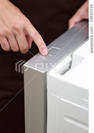 Mr. Husband (Laundry housekeeping work Drum style house 30's male papa laundry appliances apron cleanliness) 33695534