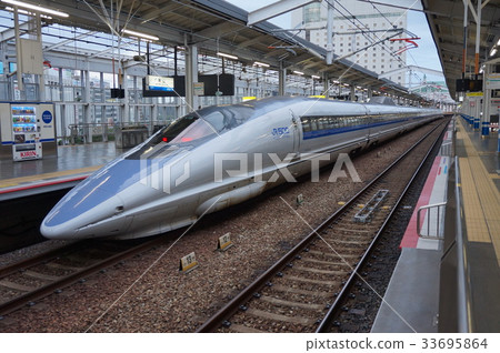 500系新幹線兒玉，停靠岡山縣岡山市岡山站北區 33695864