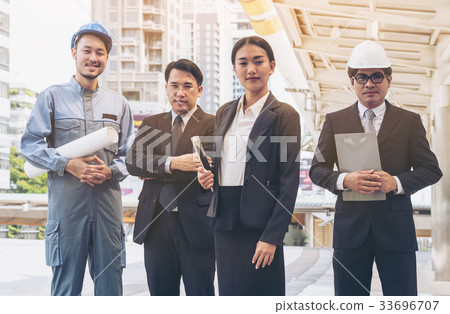 Engineering business team Engineering business team 33696707