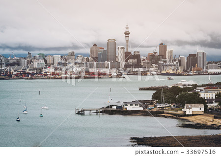 Auckland City Skyline, New Zealand 33697516