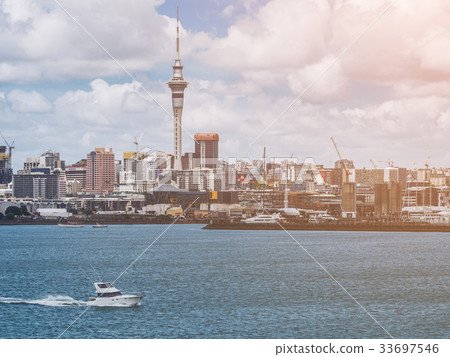 Auckland city skyline, New Zealand Auckland city skyline, New Zealand 33697546