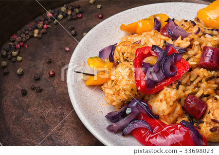 Creole spicy Jambalaya Creole spicy Jambalaya 33698023