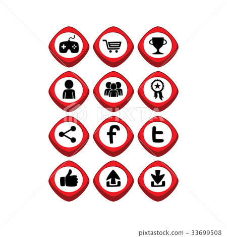 game asset icon sign symbol button vector game asset icon sign symbol button vector 33699508